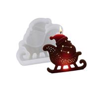 Santa Clause Shaped Silicone Mold for Handmade Soap Epoxy Resin Project Christmas Home Decoration Santa Clause Soap Making Mold