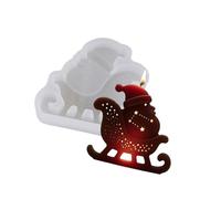 Santa Clause Shaped Silicone Mold for Handmade Soap Epoxy Resin Project Christmas Home Decoration Silicone Mold
