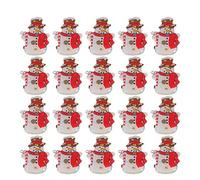 Santa Clause Suit 25Pcs Christmas Glitter Badges Pin LED Brooch Pin Cartoon Light Up Glowing Badge for Women Girls Shirt Backpack (Scarf Snowman) Santa Suit