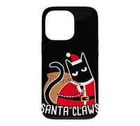 SANTA CLAWS Cat Christmas Humor Case for iPhone 13 Pro