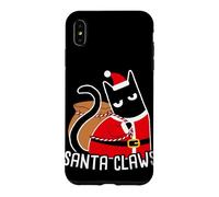 SANTA CLAWS Cat Christmas Humor Case for iPhone XS Max