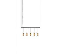 Santa & Cole Cirio Lineal 1 Módulo Pendant White/Porcelain