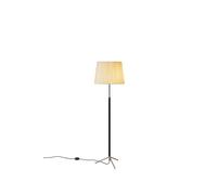 Santa & Cole Salon Pie G1 Natural/Chrome Floor Lamp