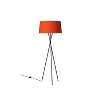 Santa & Cole Tripod G5 Floor Lamp Red- Amber