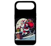 Santa Coming Down Chimney Christmas Night Scene Case for iPhone Air
