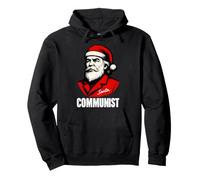 Santa Communist Communism Anti-Capitalism Karl Marx Politics Pullover Hoodie