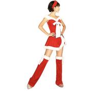 Santa Costume Adult Women,Women's Christmas Cute Ladies Mrs Outfit For Women Fully Dressed Tree Women's Costumes Fancy Dress With Hat Babydoll Chemise Nightwear (Red#1,One Size)