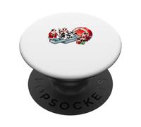 Santa Cows Radiology Technician X-Ray Cow Christmas PopSockets Adhesive PopGrip