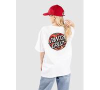 Santa Cruz Big Poppy Infill Dot T-Shirt white 12