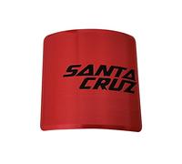 Santa Cruz Bike Badge, Mountain Bicycle Sticker, DIY Personalized Decorative Sign, Soft Aluminum Alloy Sticker (Santa Cruz(Red))