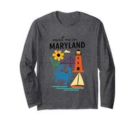 Santa Cruz California Coastal Vibes Long Sleeve T-Shirt