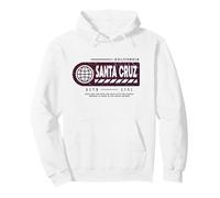 Santa Cruz California - Santa Cruz Travel Stamp CV32 Pullover Hoodie