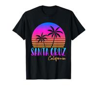 Santa Cruz California Summer Sun Palms Beach T-Shirt