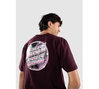 Santa Cruz Chrome Space Dot T-Shirt blackcurrant M