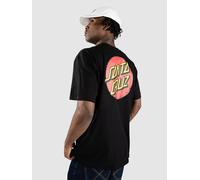 Santa Cruz Classic Dot Chest Short Sleeve T-shirt Black S Men