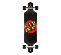 Santa Cruz Classic Dot Complete Cruzer Longboard, 36" Black/Red, Adults & Youth, All Ages