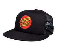 Santa Cruz Classic Dot Trucker Mesh Cap Black Black