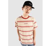 Santa Cruz Classic Strip Haze T-Shirt blond wood stripe S