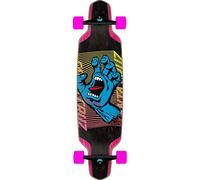 SANTA CRUZ CRUISER LONGBOARD SKATEBOARD SPLIT HAND DROP DOWN 9.50in x 37.52in