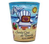 Santa Cruz de Tenerife Canary Islands Spain Beach Chair In and Out Shot Glass