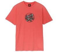 Santa Cruz - Flash Stacked Dot Front - T-shirt size S, red