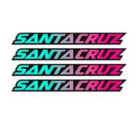 Santa Cruz Frame Bike Compatible Stickers Gradient