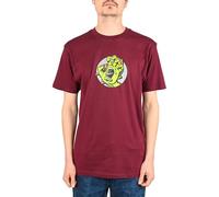 Santa Cruz Hand Dot Front S/S T-Shirt - Dark Cherry