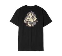 Santa Cruz Knibbs Invasion Hand Strip T Shirt Black Backprint Cotton Short Sleeved Tee Top