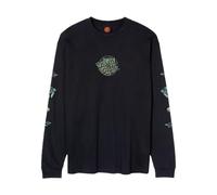 Santa Cruz Long Sleeved Tshirt Winkowski Dope Planet 2 Dot Black Graphic Print Tee Top (UK, Alpha, M, Regular, Regular)
