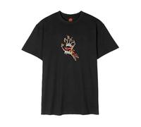 Santa Cruz Burnt Bone Hand Short Sleeve T-shirt Black L Men