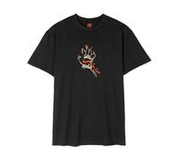 SANTA CRUZ MENS T SHIRT.NEW BURNT BONE HAND BLACK SHORT SLEEVED TEE TOP S26