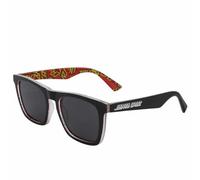 SANTA CRUZ Original Sunglasses with Case - Lenses with UV Protection, Black Multi Red Dot, One Size