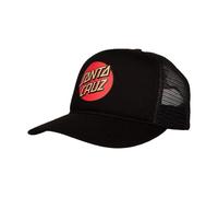 Santa Cruz Other Dot Rose Meshback Trucker Cap Logo Black Snapback Hat