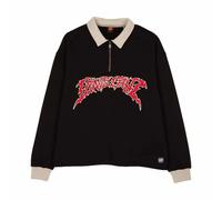Santa Cruz Out Of Time Strip Crew Half Zip Sweater
