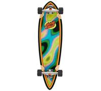 Santa Cruz Oval Flame Lava Dot 9.20in x 33in Pintail Skateboard Cruzer