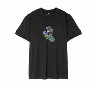 Santa Cruz Roskopp Screaming Five Front T Shirt Black Chest Graphic Print Skate Tee Top Medium