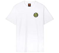 Santa Cruz Roskopp Screaming Target T-Shirt (UK, Alpha, L, Regular, Regular, White)