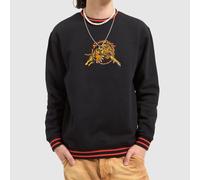Santa Cruz Salba Tiger Printed Mens Crew Sweatshirt in Black, Size: S S