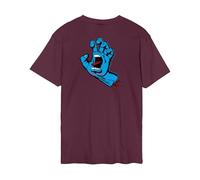 Santa Cruz - Screaming Hand Chest T-Shirt - T-shirt size XL, purple