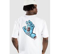 Santa Cruz Screaming Hand Chest Short Sleeve T-shirt White L Men,Women