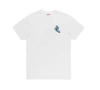 Santa Cruz Screaming Hand Chest T-Shirt - White (UK, Alpha, L, Regular, Regular, White)