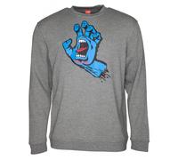 Santa Cruz Screaming Hand Crew Dark Heather SCA-CRW-955