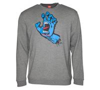 Santa Cruz Screaming Hand Crew Dark Heather SCA-CRW-955