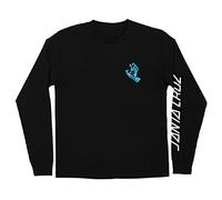 Santa Cruz Screaming Hand L/S Heavyweight T-Shirt Black Lg Mens