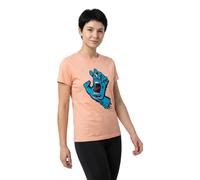 Santa Cruz Screaming Hand Short Sleeve T-shirt Pink S Woman