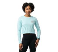 Santa Cruz Screaming Paisley Dot Long Sleeve T-shirt Blue S Woman
