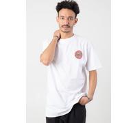 Santa Cruz - Screaming Rose Flash White - T-Shirt - white - M - 100% Organic Cotton,Jersey M