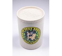 Santa Cruz Shredder Born to Shred White Containers for Herbs & Spices Storage, 0.5 Oz UV-Protected Airtight Sealable Container, Ultra-light & Sturdy Jar for Kitchen, Keeps Your Herbs Fresh.