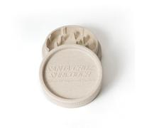 Santa Cruz Shredder Hemp Grinder 2 Piece White