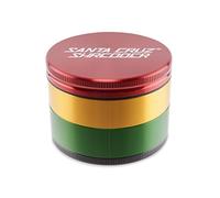 Santa Cruz Shredder Herb and Spice Grinder Made in USA (Large (2.7 Inch), Rasta)